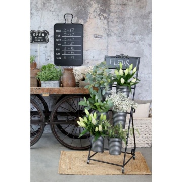 Panou decorativ din metal "Weekdays", H70 cm - Img 3