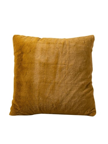 Perna decorativa galbena, din textil, 45x45 cm, Mustard