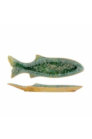 Platou ceramic pentru servire, verde – Hadden