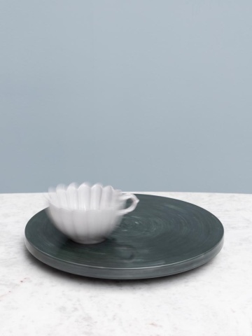 Platou servire rotativ, din marmura, Lazy Susan - Img 5