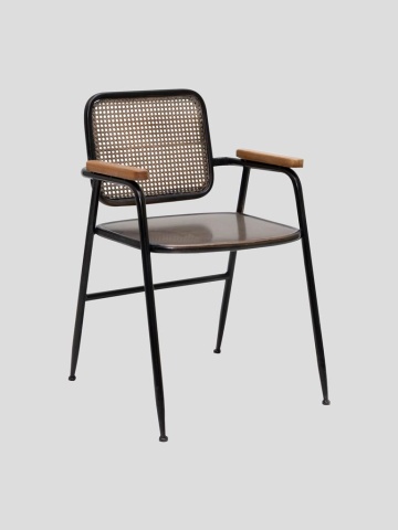 Scaun dining multicolor din metal Jerrie - Img 5