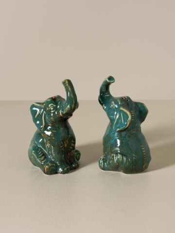 Set 2 piese sare si piper din ceramica , "Elephant" - Img 6