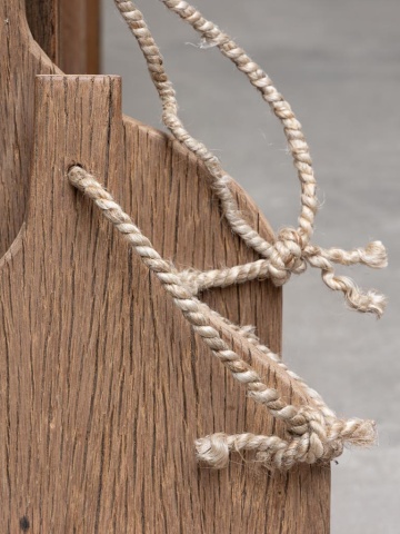 Set 2 platouri rustice pentru servire aperitive, din lemn brut reciclat, „Rustic Boards” - Img 6