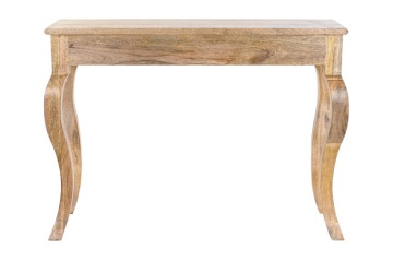 Set 3 console natur din lemn de mango, sculptate manual, "Craft" - Img 5