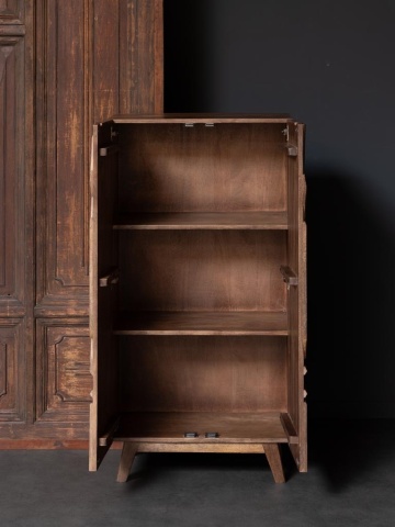 Set bufet si cabinet din lemn de mango Illusion - Img 3