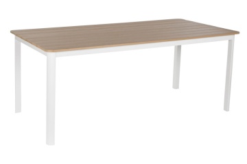 Set dining exterior din aluminiu și rășină, masă + 5 scaune - Img 4