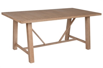 Set dining exterior din lemn de acacia, masă și 5 scaune cu perne și frânghie împletită, 6 piese, finisaj natural, „Roda” - Img 4