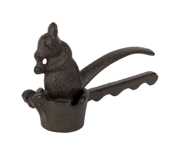 Spargător de nuci din fontă, veveriță, maro, 16x4.5x10 cm - Img 3