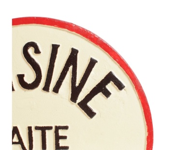 Suport din fontă pentru vase fierbinți „Cuisine Faite Maison” – 25 x 25 cm - Img 2