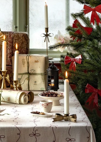 Suport lumânare decorativ vintage din fier și alamă antichizată „Tove” - Img 3