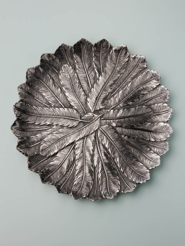 Tava servire, rotunda, din aluminiu, Feather - Img 2