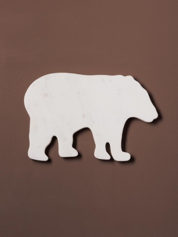 Tocator din marmura, in forma de urs, Bear - Img 2