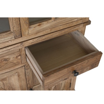 Vitrina vintage, din lemn reciclat, natur, Elmwood - Img 7