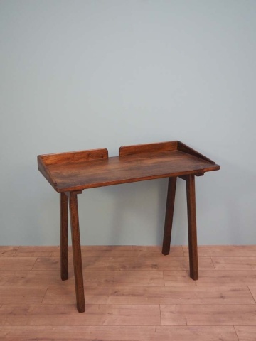 Birou din lemn masiv de mango, maro, 76 x 99 x 50 cm, „Beckett” - Img 3