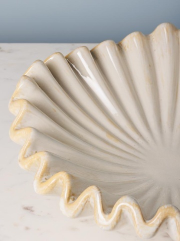 Bol decorativ, fructiera din ceramica D44cm Medusa - Img 3