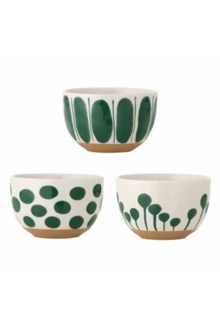 Bol verde din ceramică – Linora