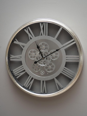 Ceas decorativ, de perete, din metal, Elizabeth - Img 2