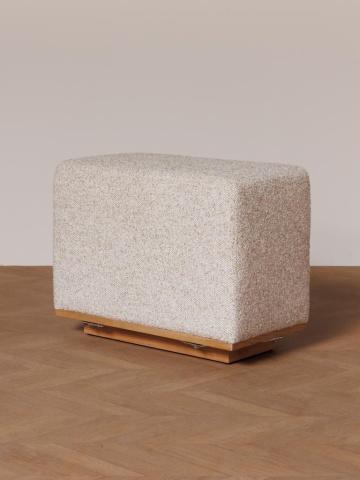 Colțar modular premium cu 6 module, stofă texturată crem, "Henry" - Img 8
