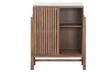 Comoda din lemn de acacia si marmura " Terrazo " - Img 5