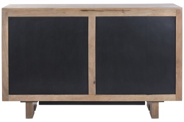 Comodă din lemn de mango maro și ratan împletit, cu 6 sertare, finisaj natural, 85 x 132 x 43 cm, „Lambesc” - Img 3