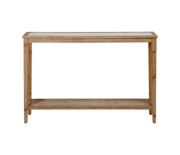 Consola din lemn de pin, aspect rustic, Firmin - Img 1