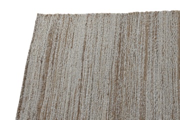 Covor din bumbac și iută țesut manual, antiderapant, bej natural, 160 x 230 cm, 1800 GSM, „Cotton Jute Carpet" - Img 2