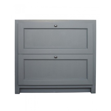 Dulap de bucatarie gri din lemn de pin, 2, sertare, large, New York