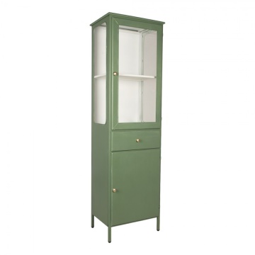Dulap înalt din metal, verde, 54x42x184 cm, „Merville” - Img 3