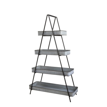 Etajera din metal, cu 5 sertare, Antique zinc