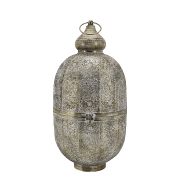 Felinar cu model din alama antichizata , "Vire", H61.5 cm