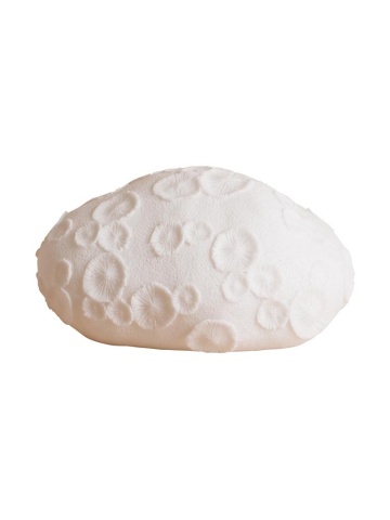 Lampa de masa, din pulbere de piatra si rasina, Coral