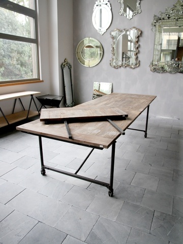 Masa dining, extensibila, din lemn masiv, Tapestry X-Large - Img 4