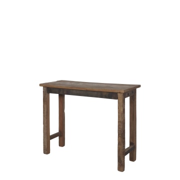 Masă natur din lemn reciclat 91x35x75 cm, „Grimaud"