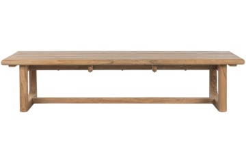 Măsuță de cafea din lemn masiv de teak, 180×70×40 cm, „Kayu"