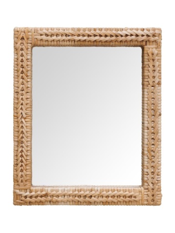 Oglinda de perete, din rattan, Weaved
