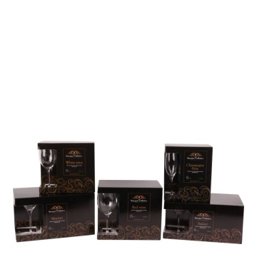 Pahar de șampanie din sticlă, transparent, formă flute, cu model în spirală gravat, 180 ml, 24 x 5 cm, „Joséphine” - Img 6