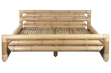 Pat din bambus și rattan, 180x200 cm, „Bali” - Img 1