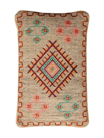 Pernă brodata Harmony, din bumbac, 30x50 cm