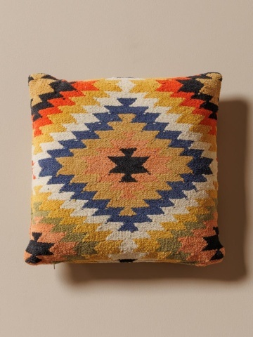 Perna decorativa killim, din bumbac, Colors 45x45cm - Img 3