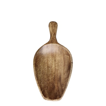Platou de servire din lemn masiv de mango, design natural, 2x20x10 cm, „Tours"