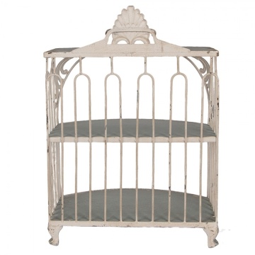 Raft verde, din metal, aspect vintage, Verdeau - Img 3