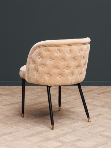 Scaun dining bej din textil Tramell - Img 4