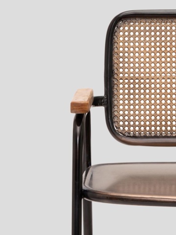 Scaun dining multicolor din metal Jerrie - Img 6