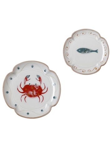 Set 2 farfurii din ceramică, Ø20,3 cm, "Marine"