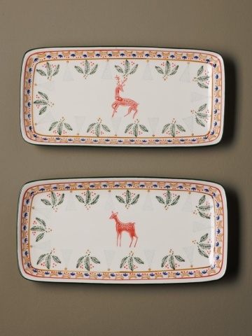 Set 2 platouri din ceramica, "Frimas" - Img 3