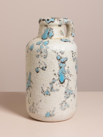 Set 2 vase decorative din ceramica, cu design mediteranean si finisaj antichizat - Img 6