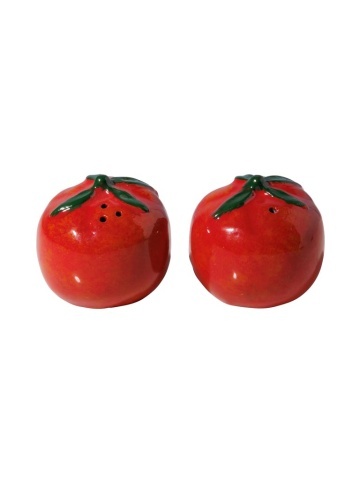 Set sare si piper, din aluminiu, Tomatoes