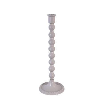 Suport pentru lumânare decorativ bej din metal, „Sigrid”