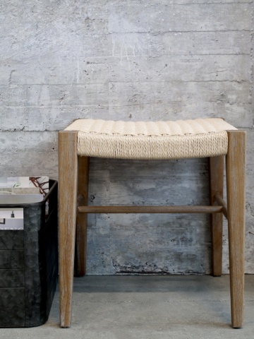Taburete din rachita, cu aspect rustic - Img 3
