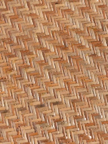 Tavă de servire din ratan împletit, natur, formă dreptunghiulară, 5 × 45 × 31 cm, „Rivan" - Img 3